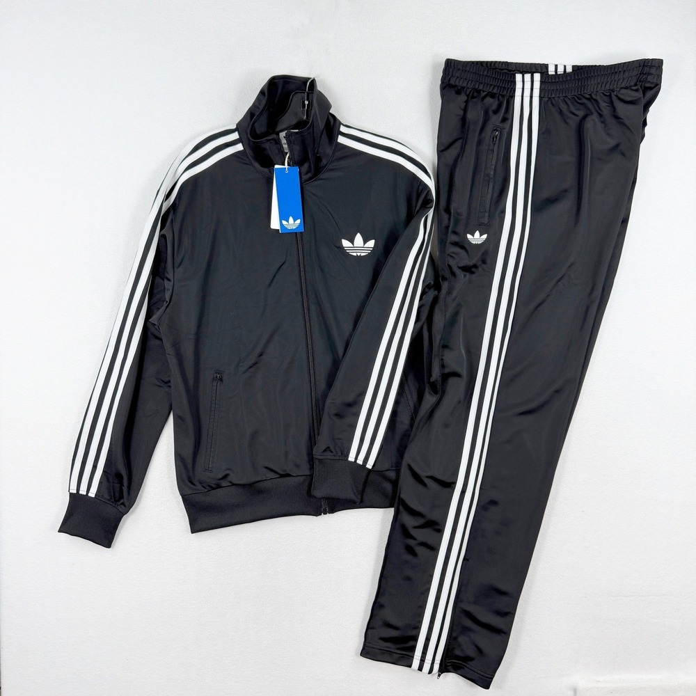 Adidas Originals Firebird Classic Loose Track Suit Size XS Womens Black/White